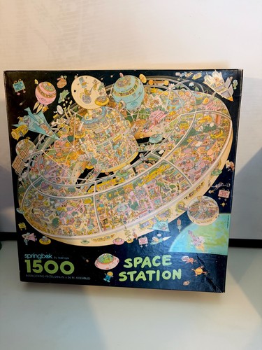 Springbok space station puzzle - space,